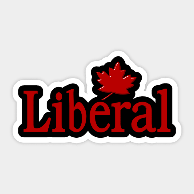 Liberal Party of Canada Sticker by Spacestuffplus